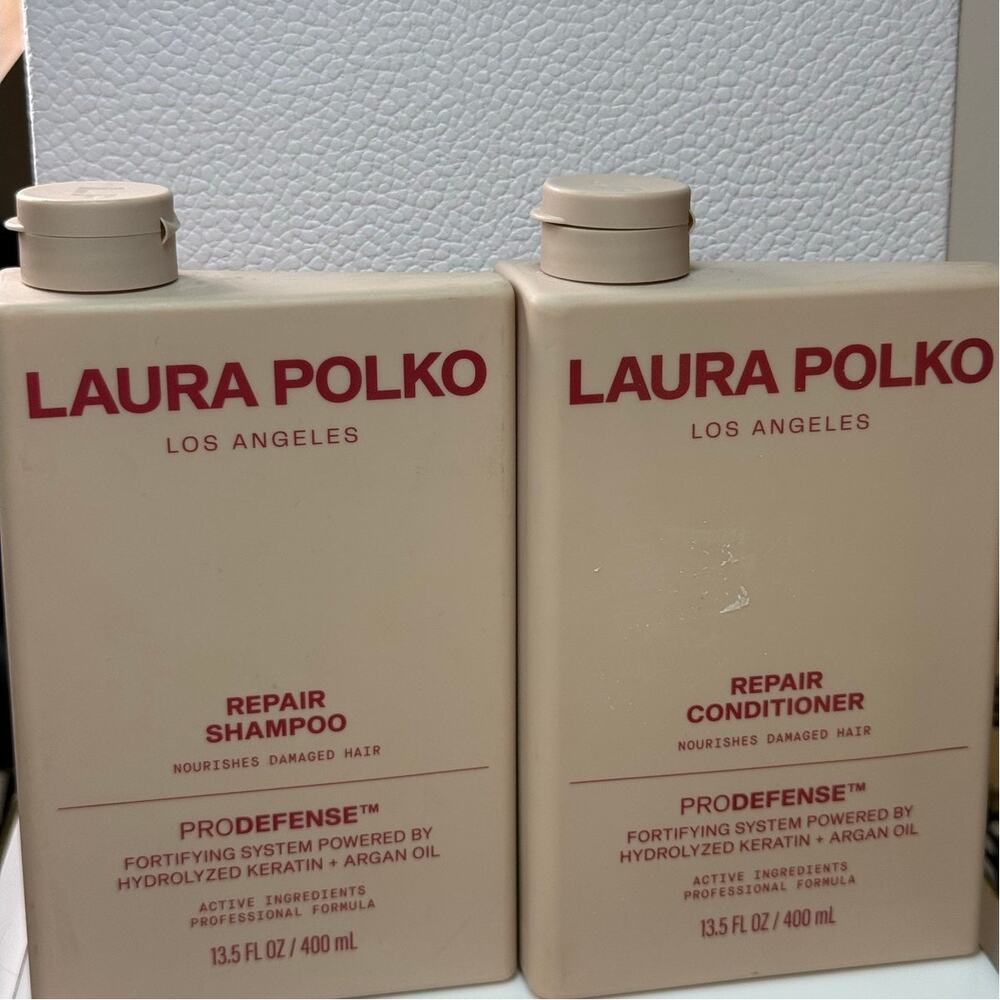 Laura Polko ProDefense Repair Shampoo & Conditioner - 400 mL - NEW